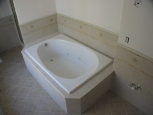 Custom Tiled Soaking Tub - Bathroom Remodel Glen Mills PA