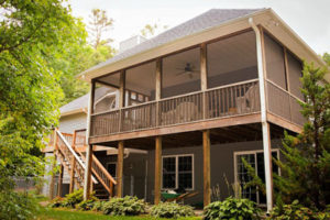 Screened Porch Ideas - Raised Deck Screened In