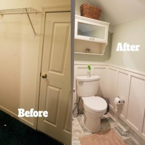 Before and After Powderroom